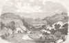 SOUTH AFRICA. Hottentot attack, Knap Hill 1852 old antique print picture