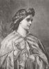 PORTRAITS. Evening 1862 old antique vintage print picture