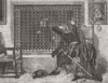 PORTRAITS. Farewell-for ever 1862 old antique vintage print picture