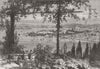 TURKEY. Istanbul, with sea of Marmara 1877 old antique vintage print picture
