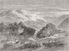 NEVADA. Washoe Silver Region. Devil's Gate & Mills 1862 old antique print