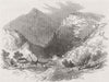 SOUTH AFRICA. Attack, Blakeway's Farm, nr Ft Beaufort 1851 old antique print