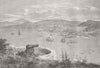 CANADA. Point Levi, from Battlements of Quebec 1862 old antique print picture