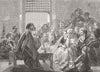 SOCIETY. The Eastern Story-Teller 1854 old antique vintage print picture