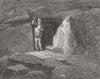 MAMMOTH CAVE OF KENTUCKY. Entrance to Fat Man's Misery 1876 old antique print