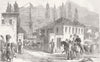 UKRAINE. Battle of Balaklava. Lord Raglan's HQ 1854 old antique print picture