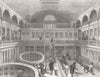 New York. Post-Office 1846 old antique vintage print picture