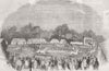 KENT. Fete at Bromley 1846 old antique vintage print picture