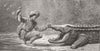INDIA. Feeding the Rajah 1878 old antique vintage print picture