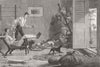 INDIA. Indian sketches-A warm corner 1881 old antique vintage print picture