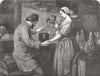 PORTRAITS. Last trial of Madame Palissy 1858 old antique vintage print picture