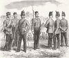 CANADA. 100th(Prince of Wales Royal Canadian) Regt 1858 old antique print