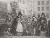 LONDON. Brick Ct, Middle Temple, 1774 1863 old antique vintage print picture