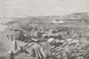 INDIA. Gt Famine 1876-78. Rice bags, beach, Chennai 1877 old antique print