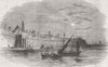 MEXICO. Veracruz 1844 old antique vintage print picture