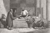 AFGHANISTAN. Kabul. Kebab Shop 1879 old antique vintage print picture