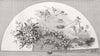 FASHION. Fan given by Queen to Princess Beatrice 1885 old antique print