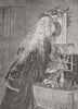 ROMANCE. Mon brave 1870 old antique vintage print picture