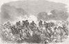INDIA. Mutiny. attack on Secundra Gunge, Allahabad 1858 old antique print