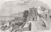 ITALY. The Prison of Salerno 1858 old antique vintage print picture