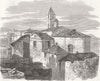 ITALY. Effects of earthquake, Potenza II 1858 old antique print picture