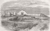 INDIA. Indian Mutiny. The Mhow Fort 1858 old antique vintage print picture