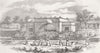 INDIA. Water tank, Barwarie, defended against Mutiny 1858 old antique print