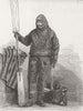 PORTRAITS. New American swimming dress-Capt Boyton 1874 old antique print