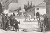 TURKEY. Istanbul. Selling Mehemet Agha's Arab Horses 1876 old antique print