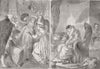 FAMILIES. My 1st & last Christmas 1862 old antique vintage print picture
