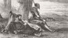 SPAIN. Don Quixote & Sancho 1849 old antique vintage print picture
