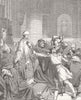 KENT. Death of Thomas Becket, Archbishop Canterbury 1853 old antique print