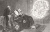 PORTRAITS. Katherine's Dream 1853 old antique vintage print picture