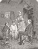 ROGUES. Royal Academy. Truant Defeated 1853 old antique vintage print picture