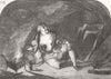 NETHERLANDS. Dirk Hatteraick, Cave 1853 old antique vintage print picture