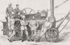 GHANA. Ashanti War. Traction engine, Royal Engineers 1873 old antique print