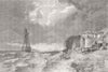 LANDSCAPES. The Wind Freshening 1853 old antique vintage print picture