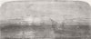 BOATS. Sunset in the Mediterranean 1853 old antique vintage print picture