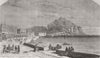 ITALY. Marina di Palermo 1860 old antique vintage print picture