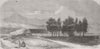 POLYNESIA. Residence of Queen Pomare 1860 old antique vintage print picture