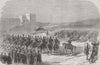 MOROCCO. Military mass, Spanish Camp, Tetuan 1860 old antique print picture