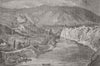 GEORGIA. View of Tblisi 1860 old antique vintage print picture