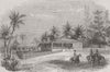 SOUTH CAROLINA. Planter’s House, Santa Elena 1860 old antique print picture