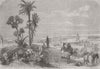 MOROCCO. Spanish-Moroccan War. Marrakech 1860 old antique print picture