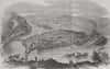 WEST VIRGINIA. Harper's Ferry  1859 old antique vintage print picture