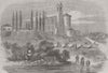 ITALY. Monzambano, last HQ of King Sardinia 1859 old antique print picture