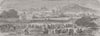 ITALY. Arrival of Sardinian army, Brescia 1859 old antique print picture