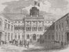 ITALY. Bonaparte Place, Milano 1859 old antique vintage print picture