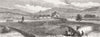 BOSNIA. Guard of Unna 1875 old antique vintage print picture