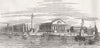 RUSSIA. Exchange, St Petersburg 1856 old antique vintage print picture